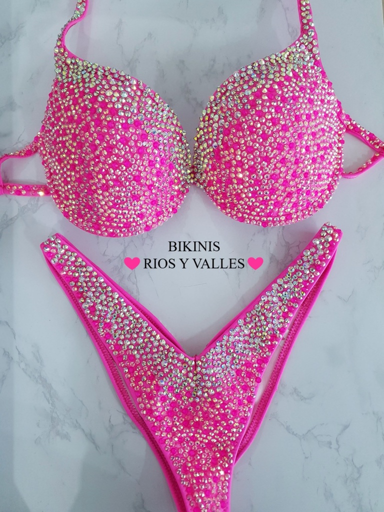Crystal neon pink