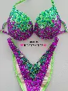 Galaxy Multicolor Purpe & Green