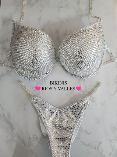 ¡DESCUENTO! Silver full bling