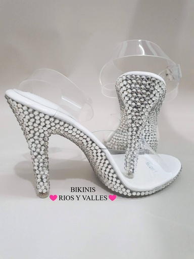 Zapatillas Full Bling Plata